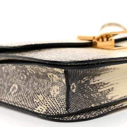 Celine Lizard Medium Classic Box Flap Bag Natural 8 of 10