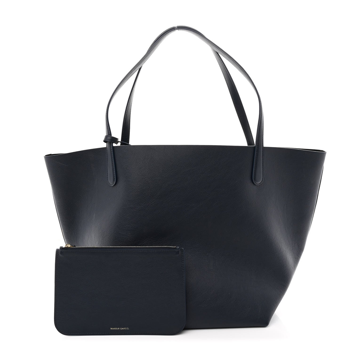 Mansur Gavriel Supple Calfskin Everyday Soft Tote Blu 3 of 12