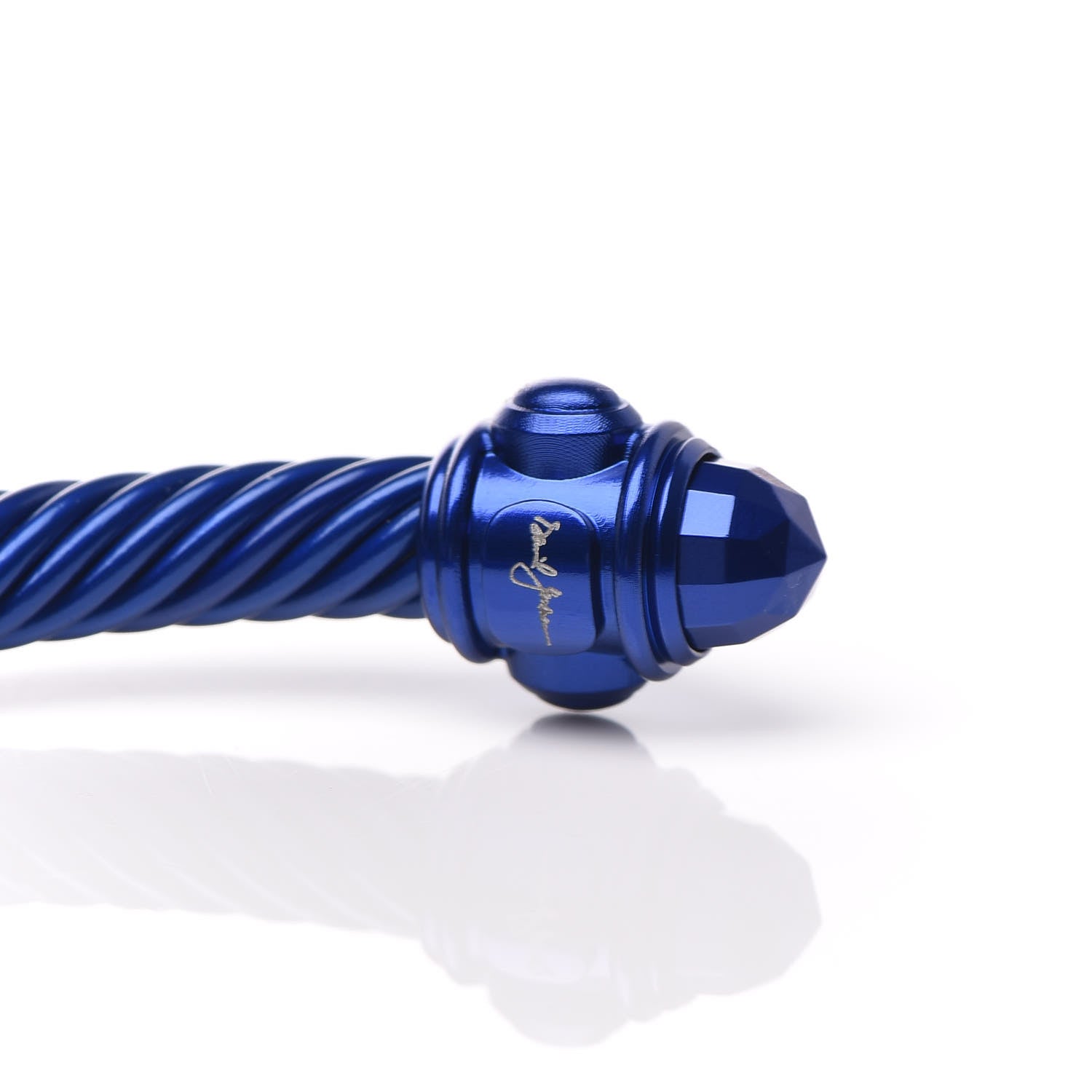 David Yurman Aluminum 5mm Renaissance Bracelet Blue 4 of 5