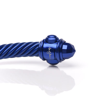 David Yurman Aluminum 5mm Renaissance Bracelet Blue 4 of 5