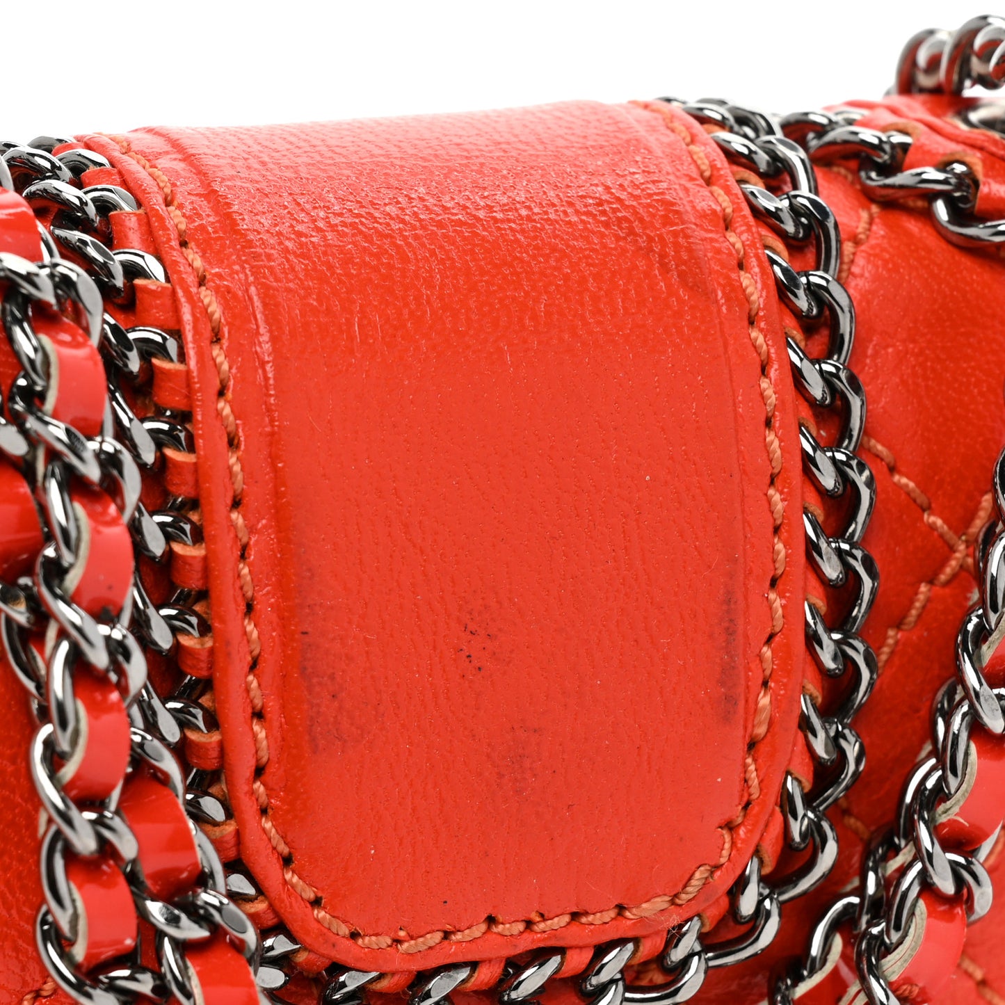 Glazed Calfskin Mini Madison Flap