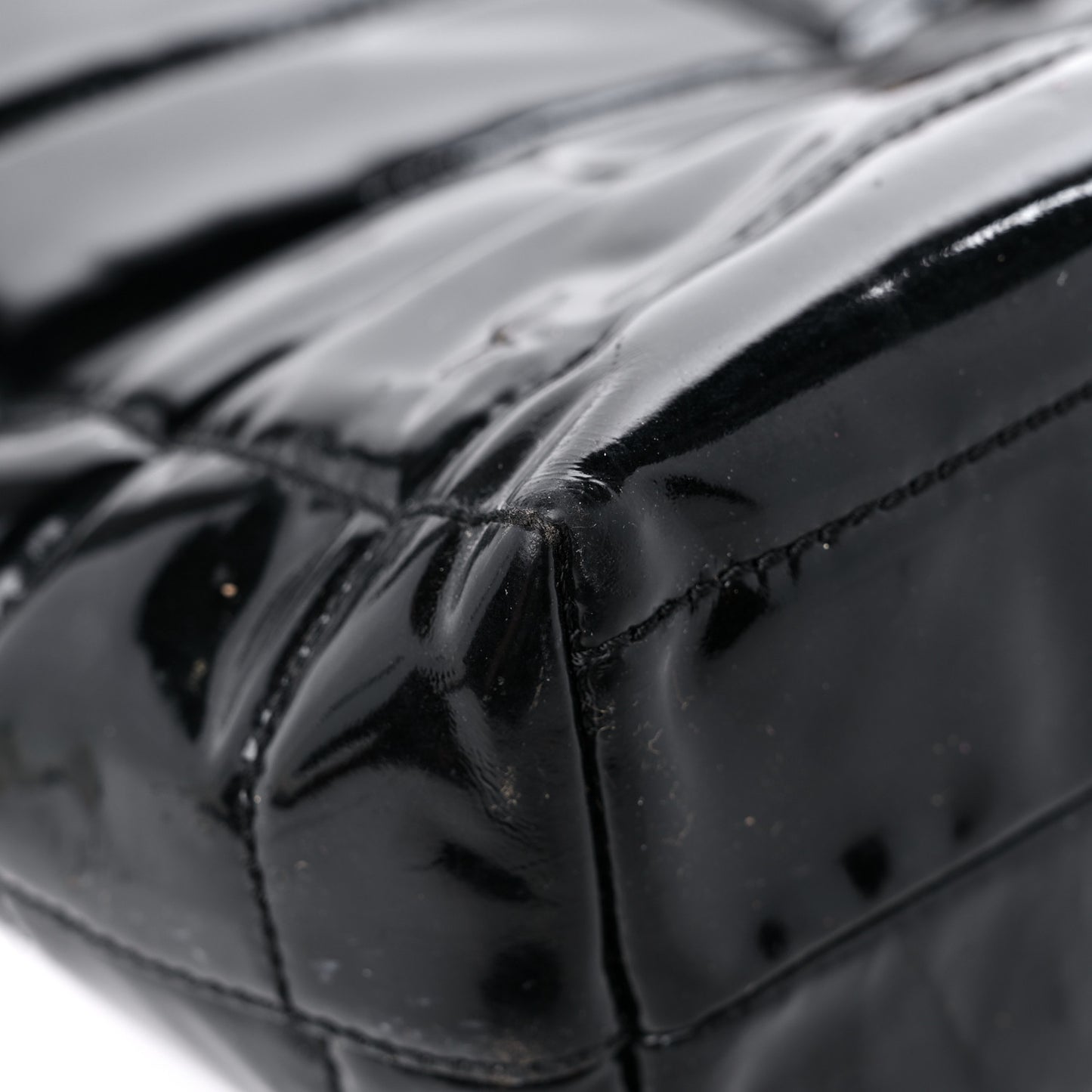 Patent Chocolate Bar CC Tote Black