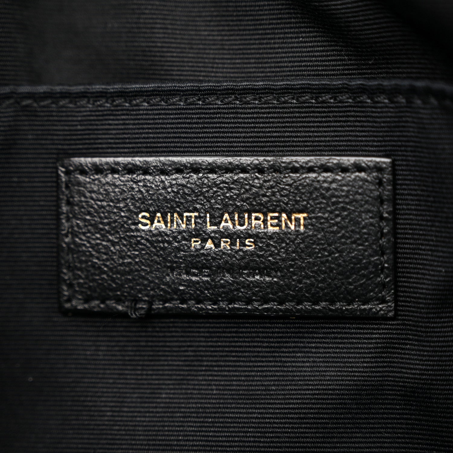 Saint Laurent Calfskin Matelasse Monogram Lou Camera Bag Black 6 of 14