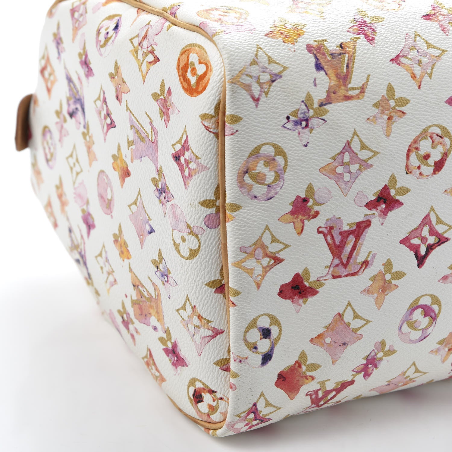 Louis Vuitton Watercolor Aquarelle Speedy 35 White 5 of 9