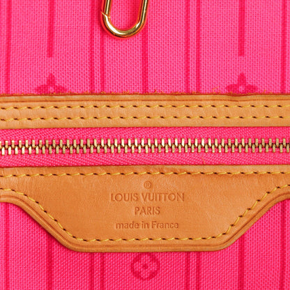 Louis Vuitton Monogram Roses Neverfull MM 6 of 7