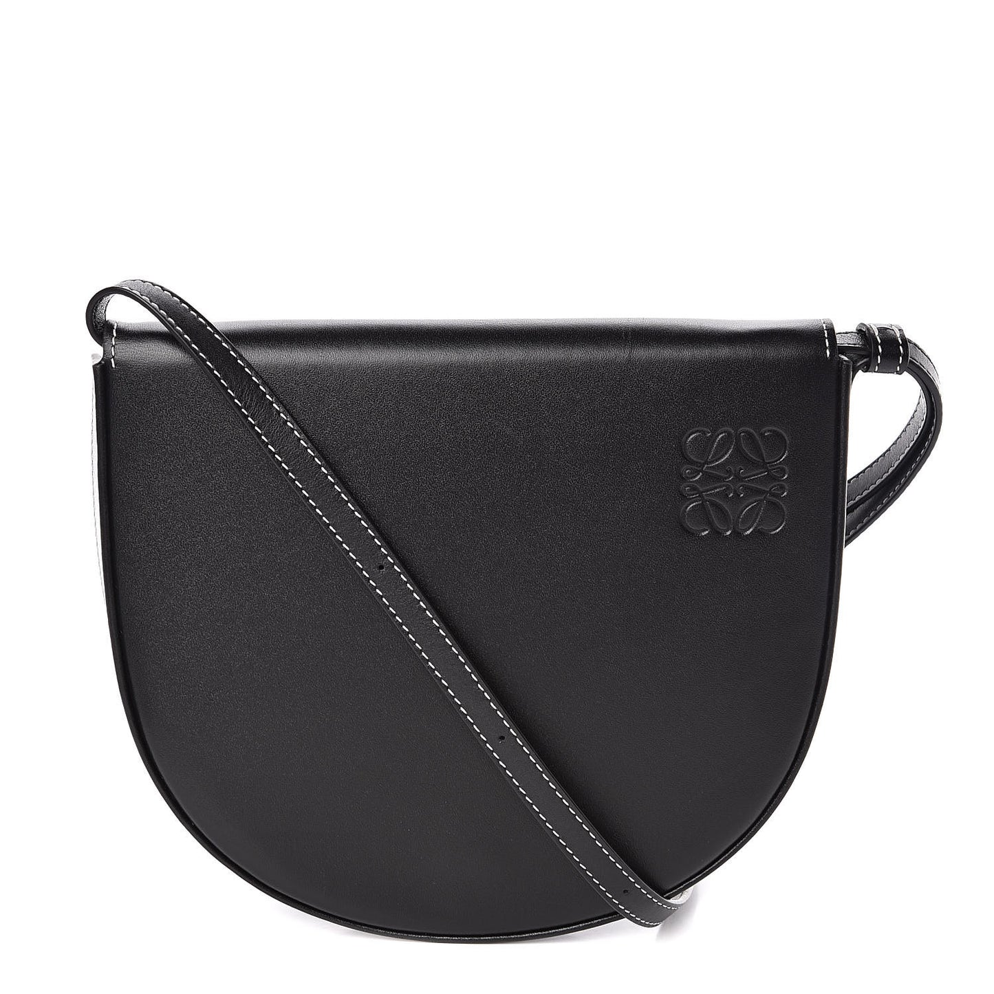 Soft Calfskin Heel Bag Black
