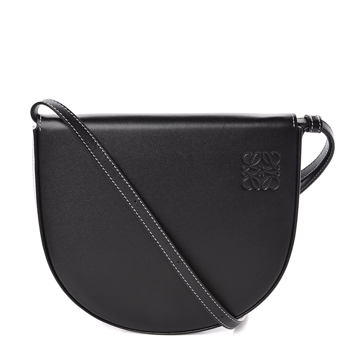 Loewe Soft Calfskin Heel Bag Black 1 of 10