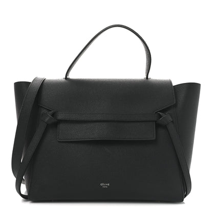 Celine Grained Calfskin Micro Belt Bag Navy Blue 1 of 10