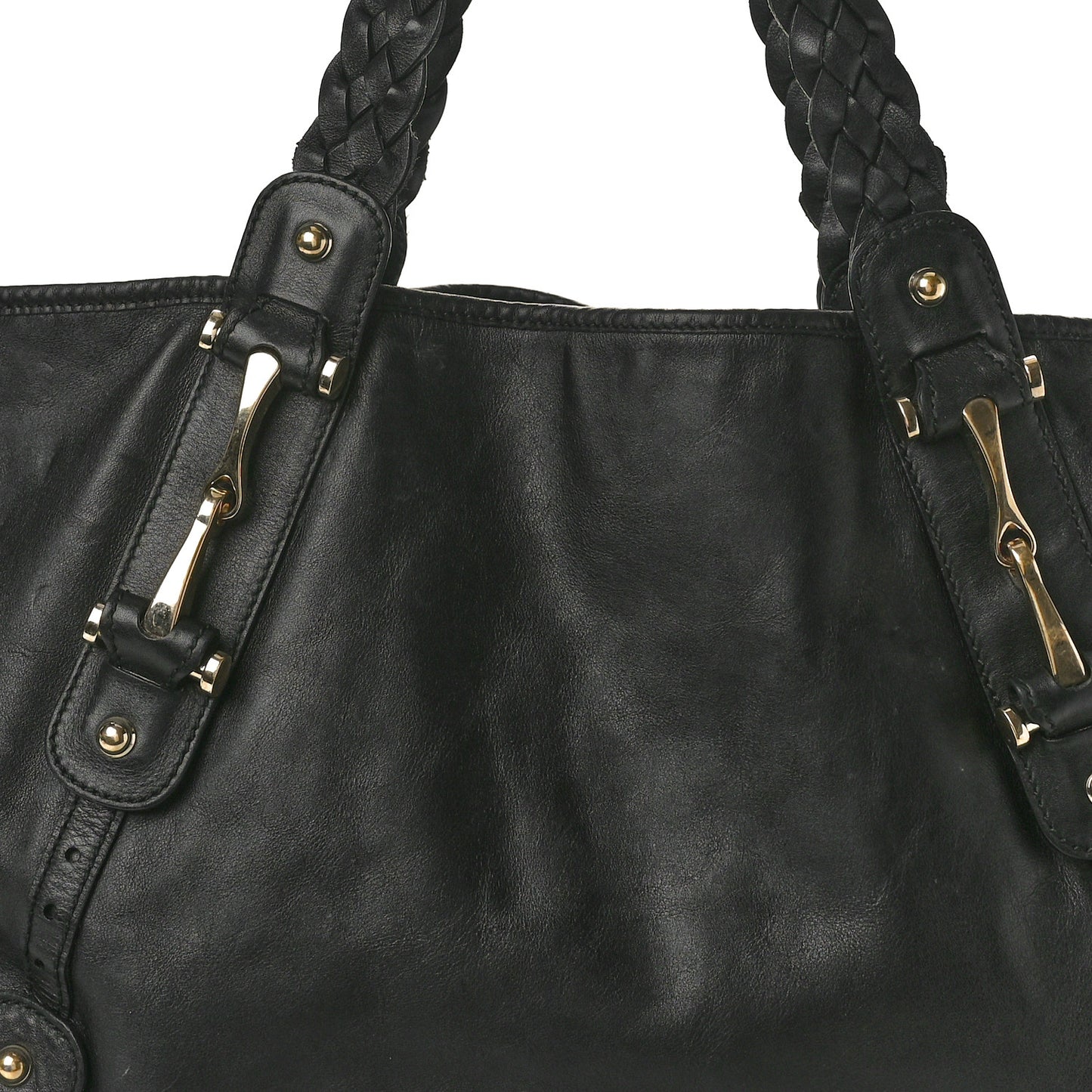 Calfskin Medium Pelham Shoulder Bag Black