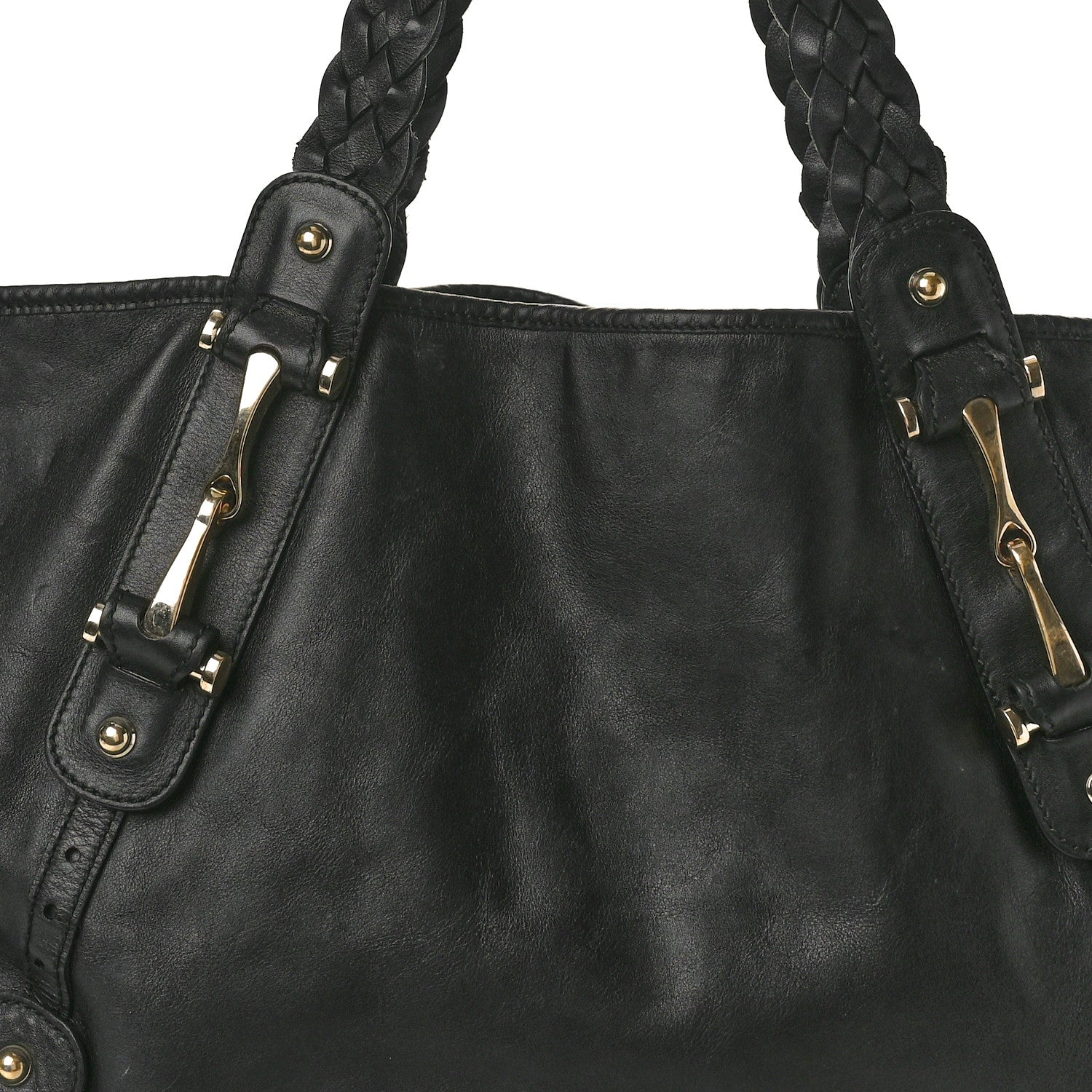 Gucci Calfskin Medium Pelham Shoulder Bag Black 8 of 13