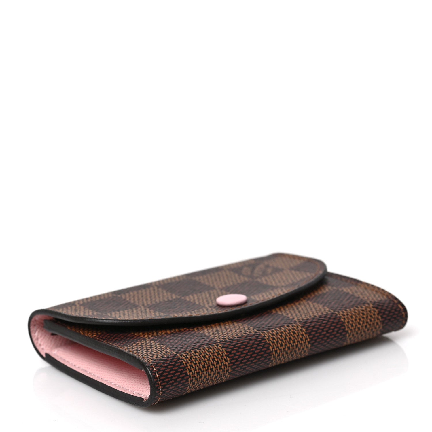 Louis Vuitton Damier Ebene Rosalie Coin Purse Rose Ballerine 4 of 6