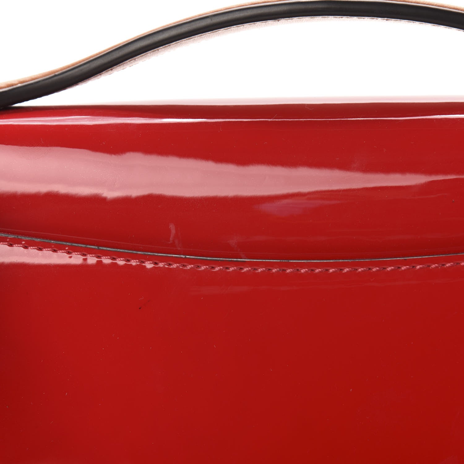 Louis Vuitton Patent Calfskin Monogram Cherrywood BB Scarlet 9 of 11