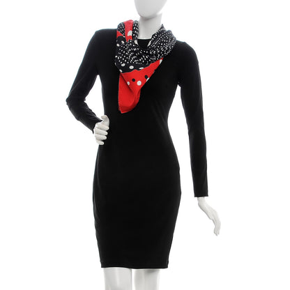 Hermes Silk Hola Flamenca Scarf 90 Rouge White Black 2 of 3