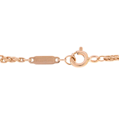 Tiffany 18K Rose Gold HardWear Double Link Pendant Necklace 4 of 4