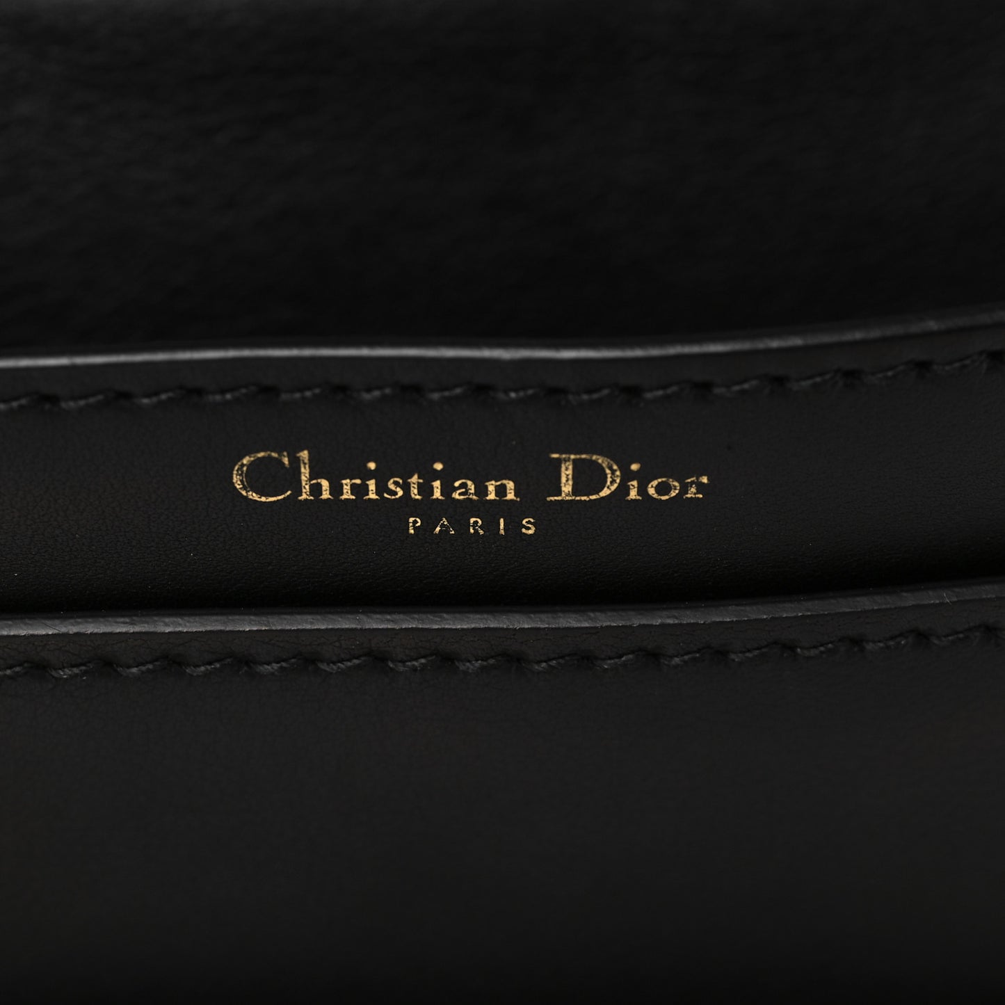 Calfskin J'Adior Chain Flap Bag Black