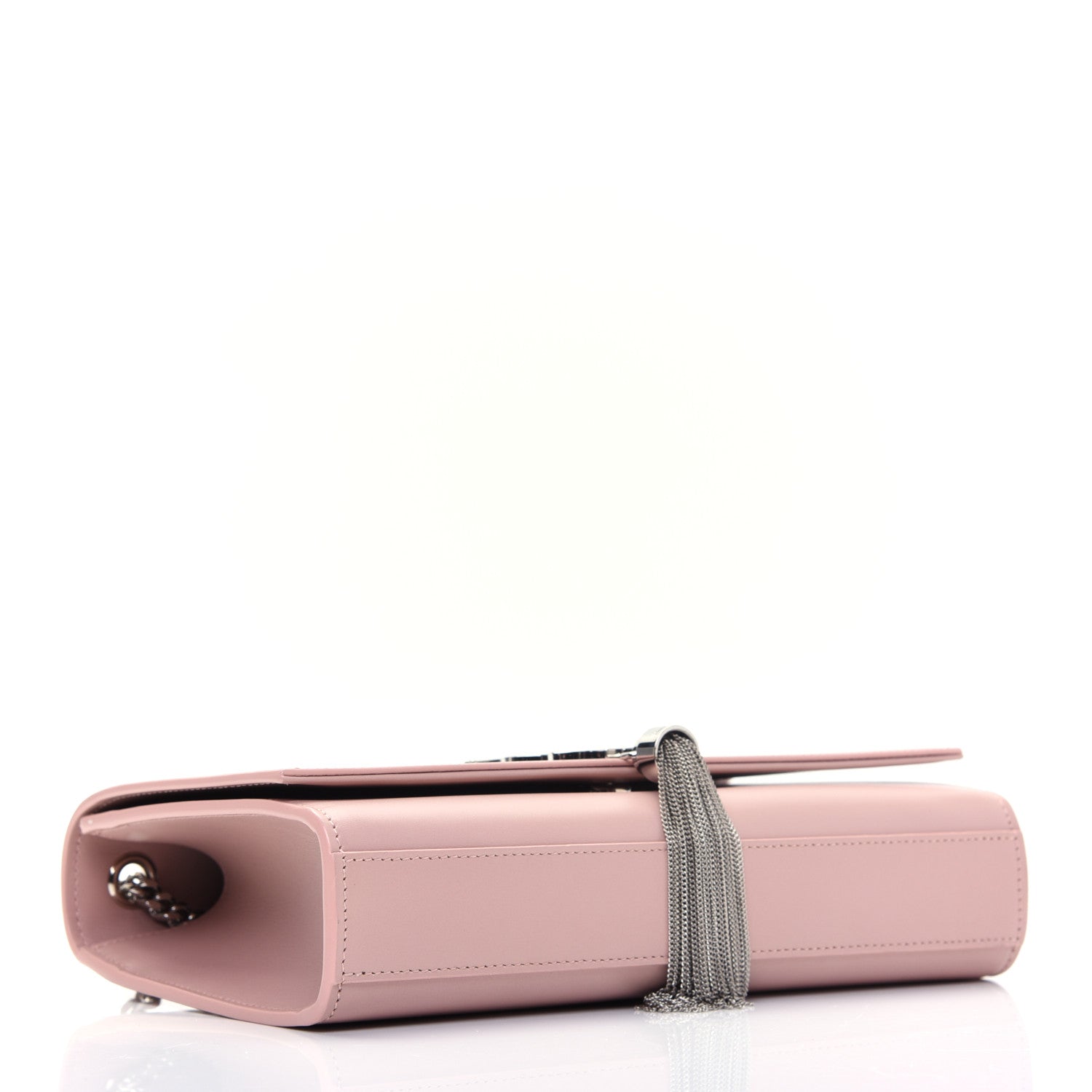 Saint Laurent SAINT LAURENT Smooth Calfskin Medium Classic Monogram Kate Tassel Satchel Pale Pink 4 of 13