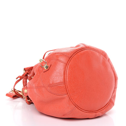Balenciaga Agneau Giant 12 Rose Gold Hardware Mini Pompon Rose Corail 3 of 9