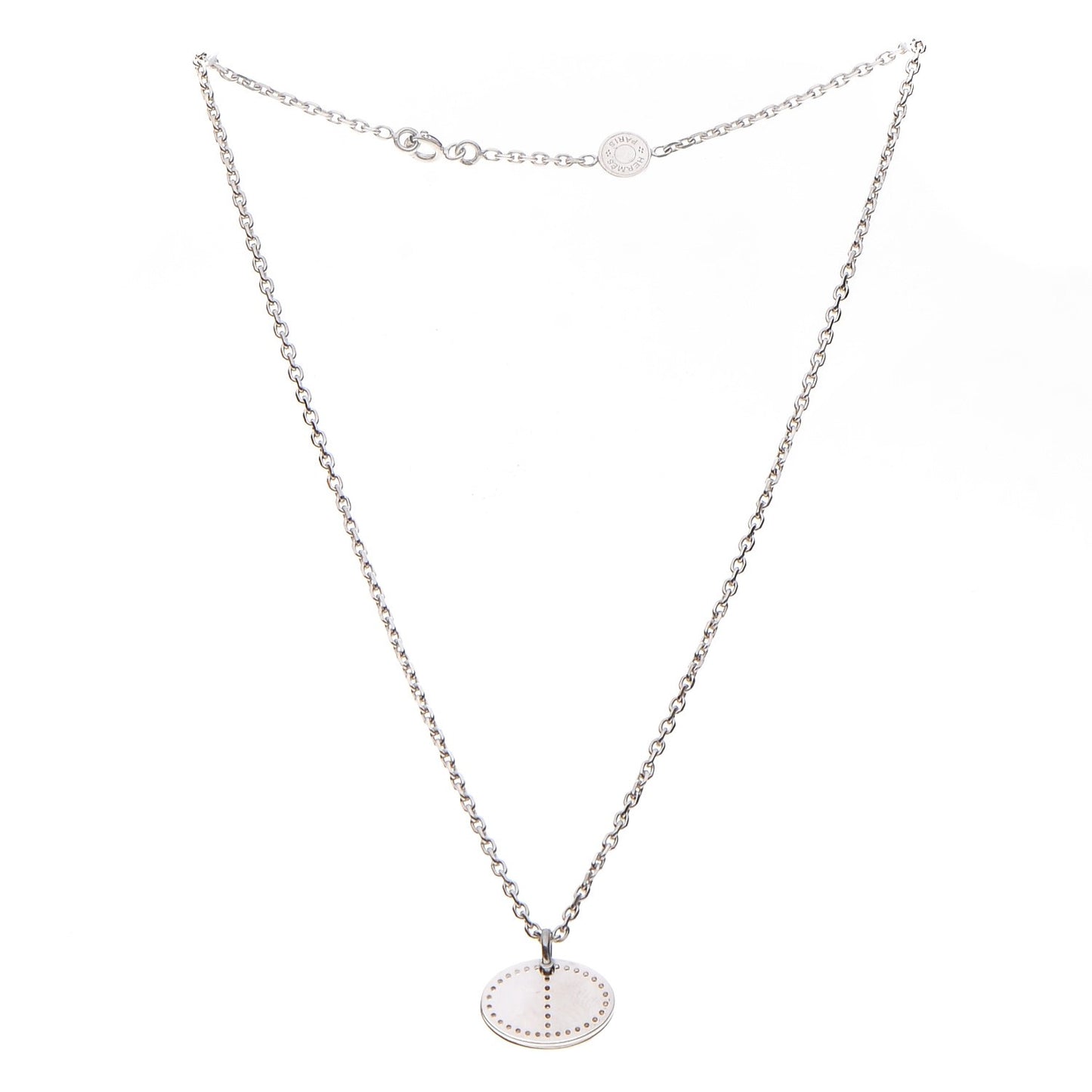 Sterling Silver Eclipse Pendant Necklace
