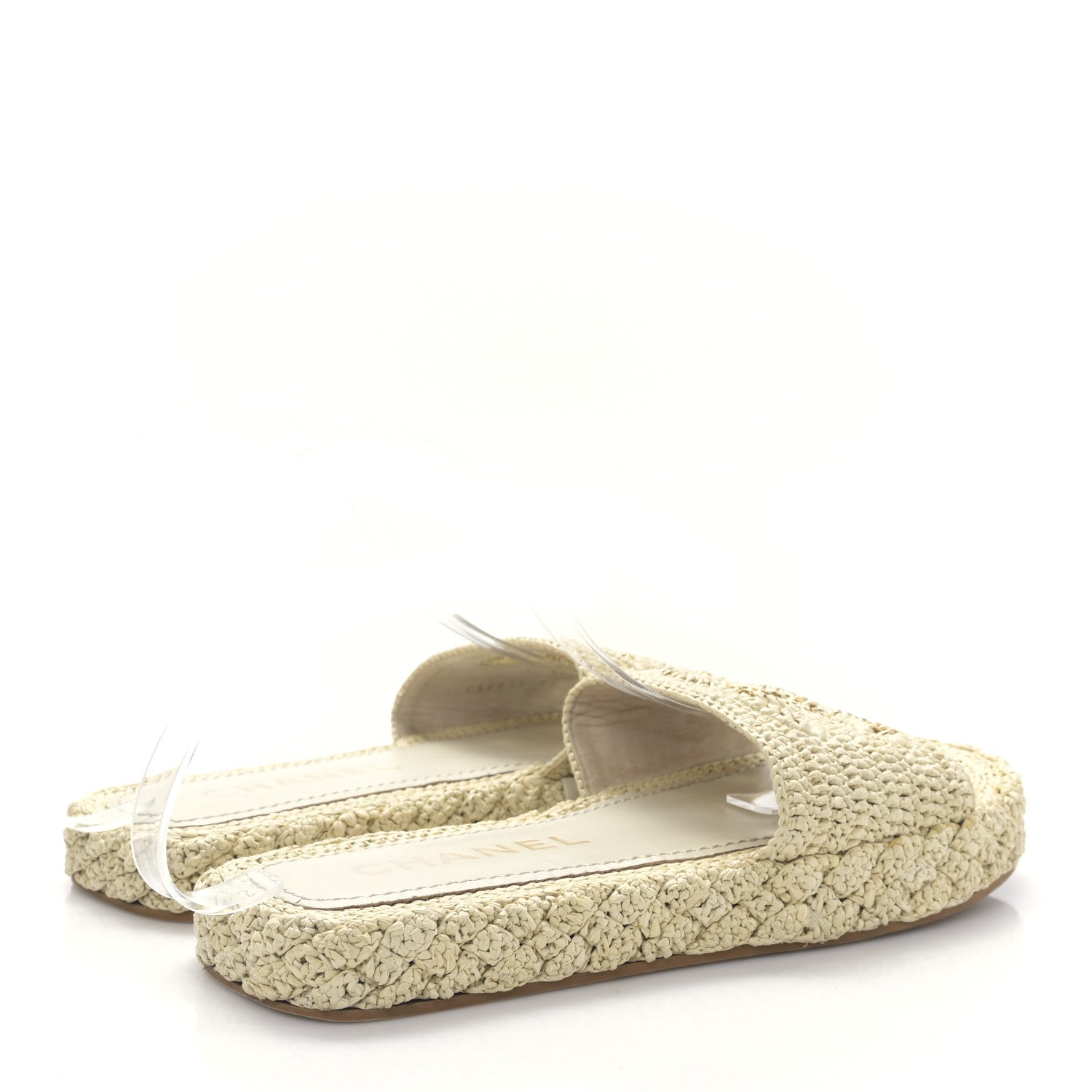 Chanel Braided Cord CC Mules 39 Light Beige 4 of 8