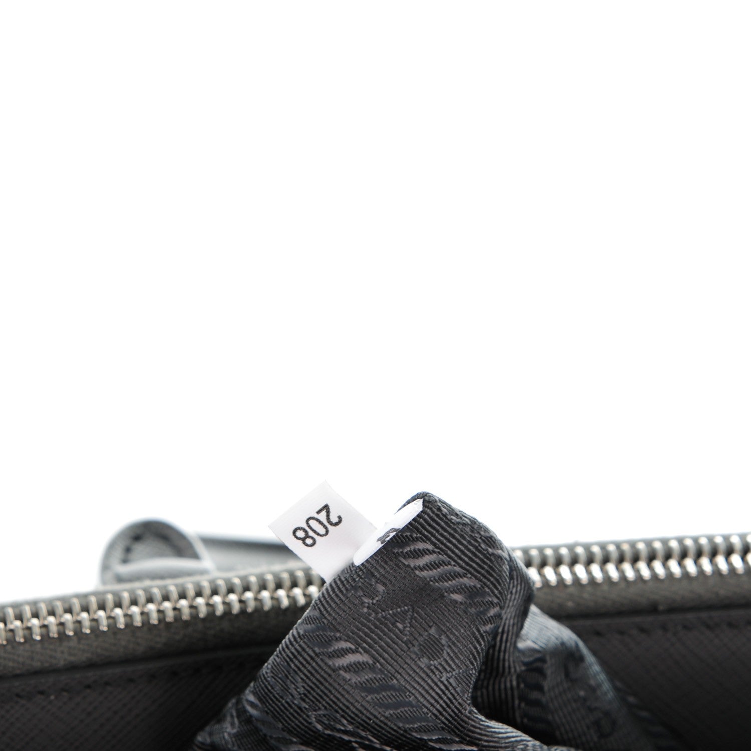 Prada Saffiano Small Galleria Double Zip Tote Marmo 9 of 9