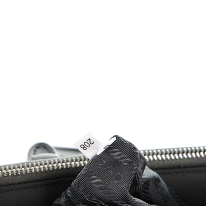 Prada Saffiano Small Galleria Double Zip Tote Marmo 9 of 9