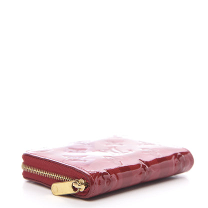 Louis Vuitton Vernis Rayures Zippy Coin Purse Pomme D'Amour 4 of 9