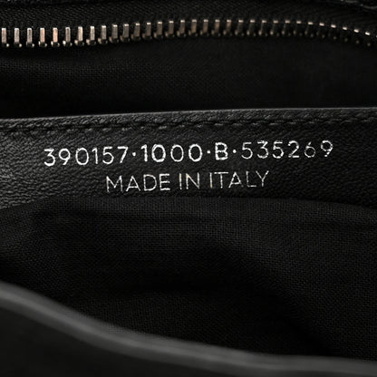 Balenciaga Chevre Silver Metallic Edge Hardware Velo Black 7 of 10