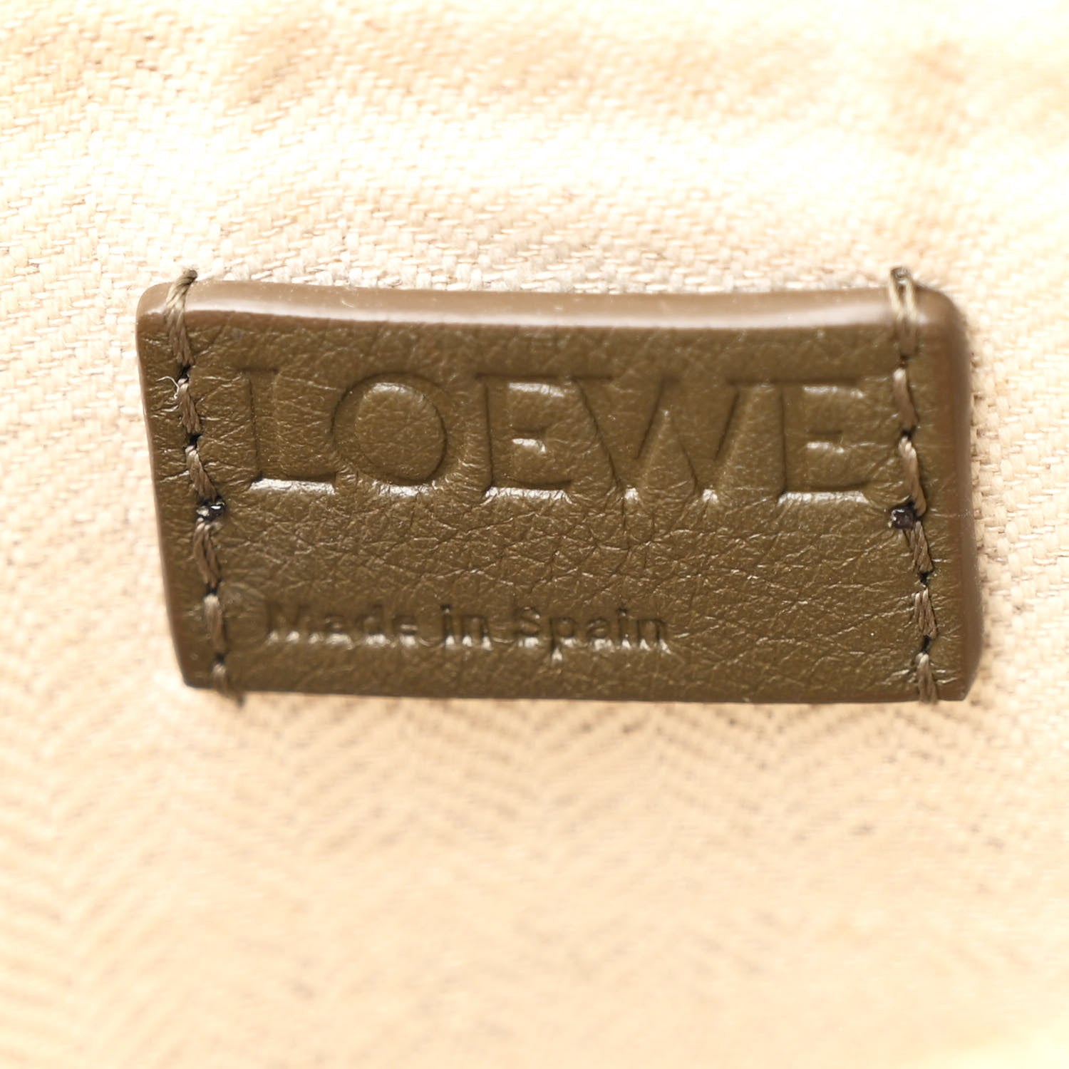 Loewe Calfskin Mini Hammock Hobo Vintage Khaki 6 of 10