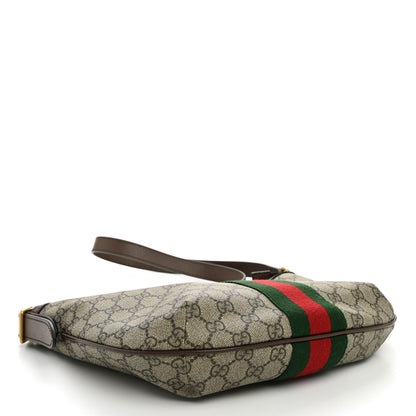 Gucci GG Supreme Monogram Web Small Ophidia Half Moon Hobo Brown 4 of 11