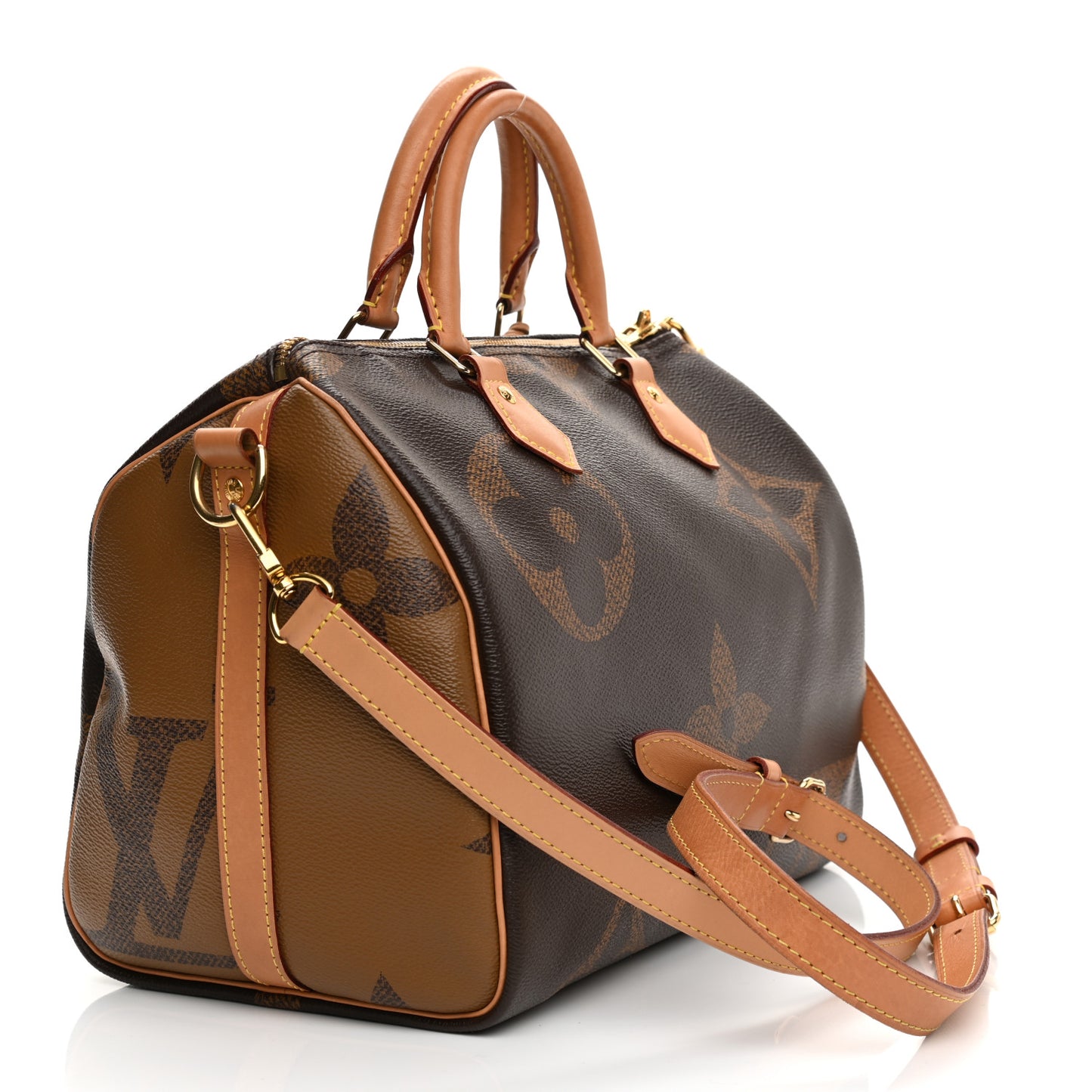 Reverse Monogram Giant Speedy Bandouliere 30