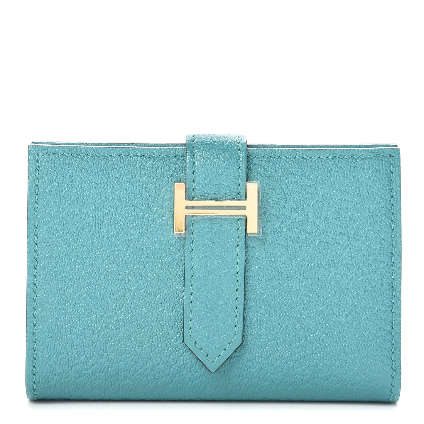 Chevre Mysore Mini Bearn Wallet Vert Verone