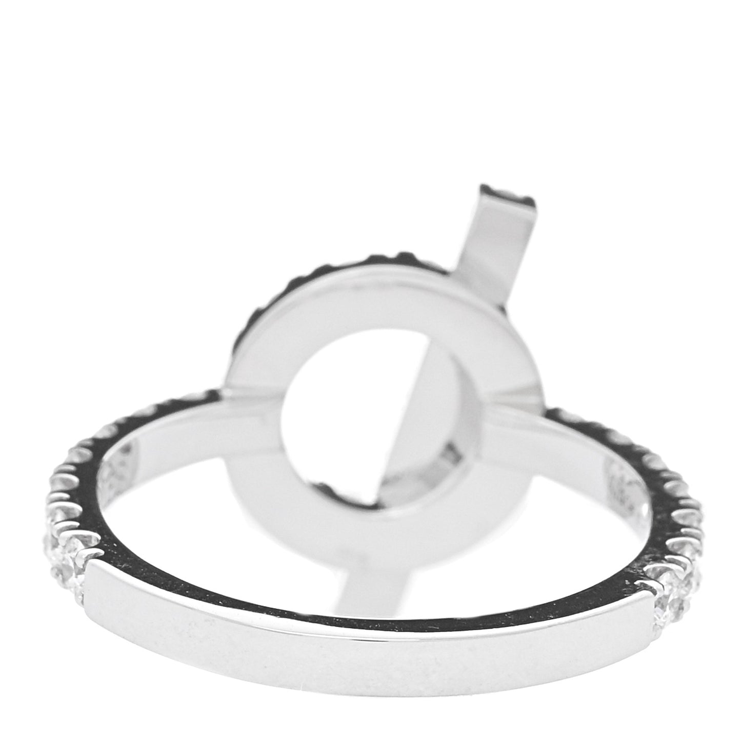 18K White Gold Diamond Finesse Ring 51 5.75