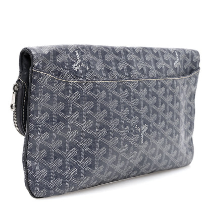 Goyard Goyardine Sainte Marie Soft Clutch Grey 3 of 6