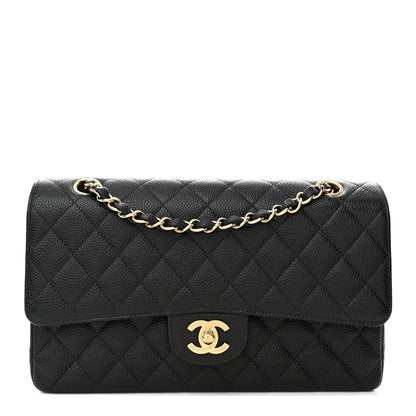 Chanel Caviar Quilted Medium Double Flap Black 1 of 11