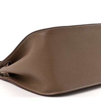 Hermes Taurillon Clemence Jypsiere 28 Etoupe 9 of 9