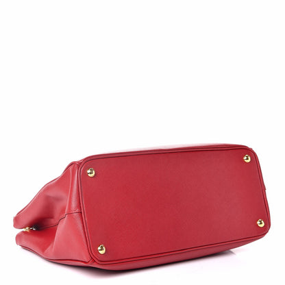Prada Saffiano Medium Galleria Double Zip Tote Fuoco 4 of 7