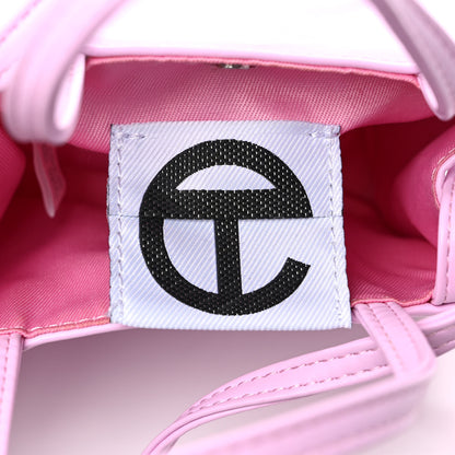 Telfar Vegan Leather Small Shopping Bag Bubblegum 6 of 8
