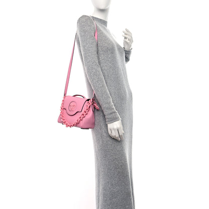 Versace Grained Calfskin Small La Medusa Bag Pink 2 of 11