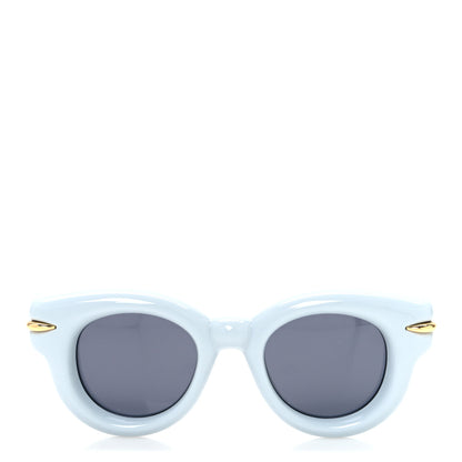 Loewe Acetate Inflated Round Sunglasses LW40118I Light Blue 2 of 6