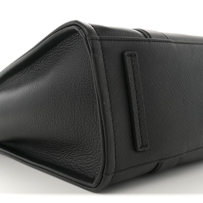 Marc Jacobs Grained Calfskin Medium The Tote Bag Black 9 of 10