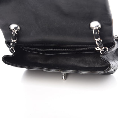 Chanel Lambskin Quilted Mini Rectangular Flap Black 5 of 9