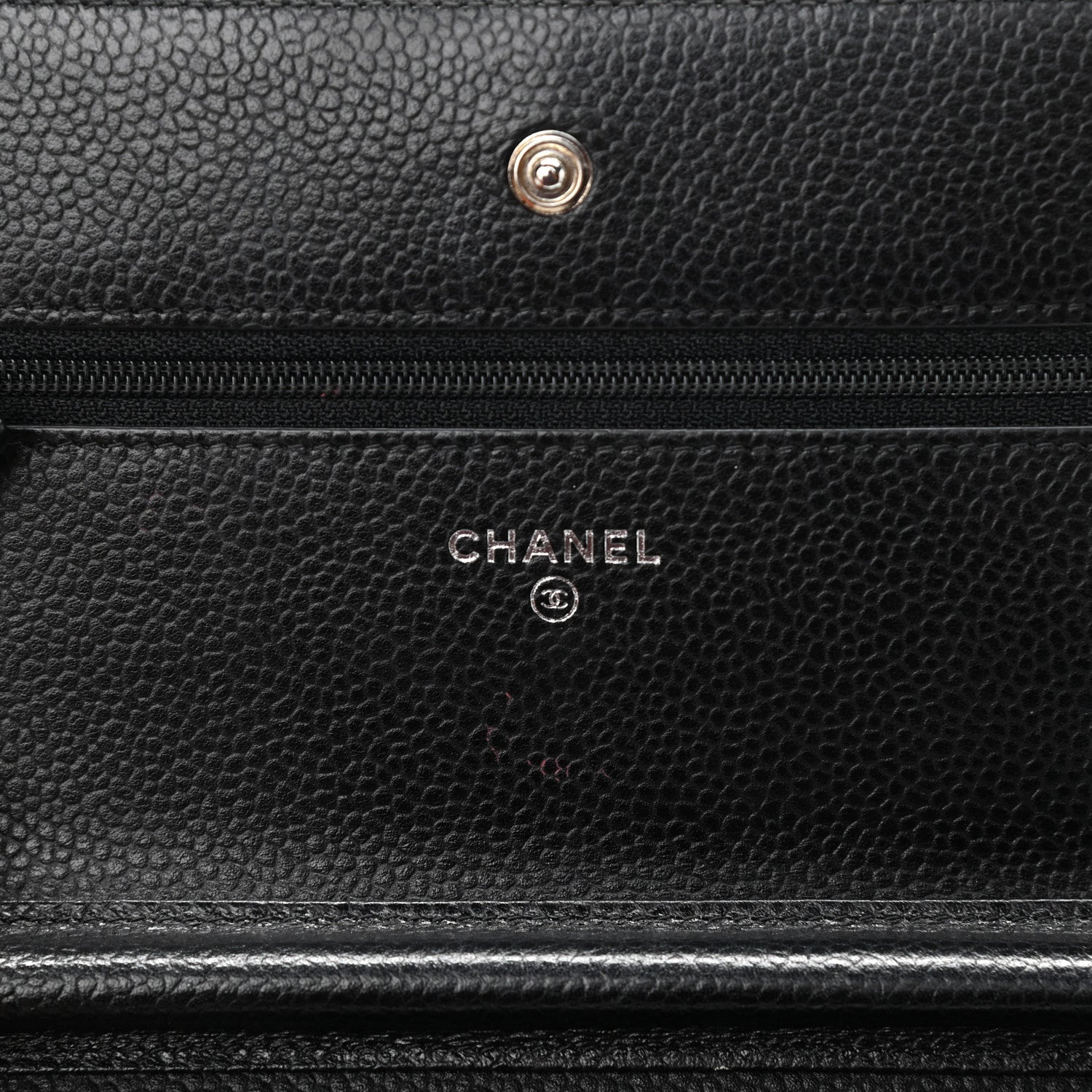 Chanel Caviar Quilted Wallet On Chain WOC Black 6 of 13