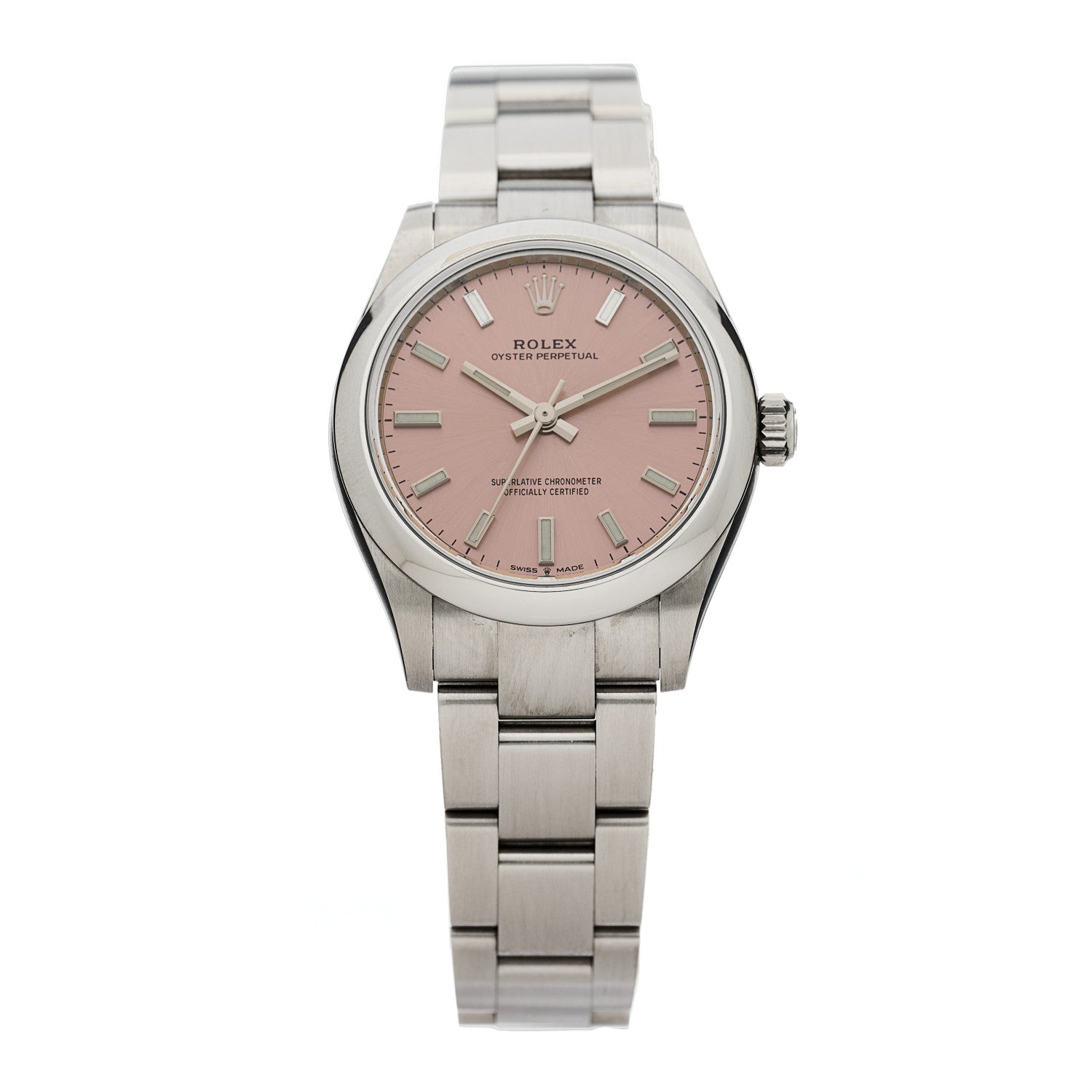 Rolex Stainless Steel 31mm Oyster Perpetual Watch Pink 277200 1 of 5