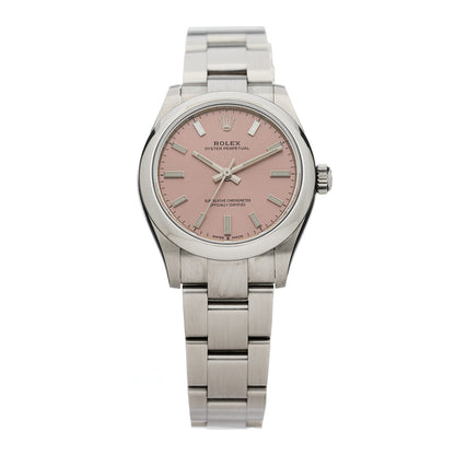 Rolex Stainless Steel 31mm Oyster Perpetual Watch Pink 277200 1 of 5