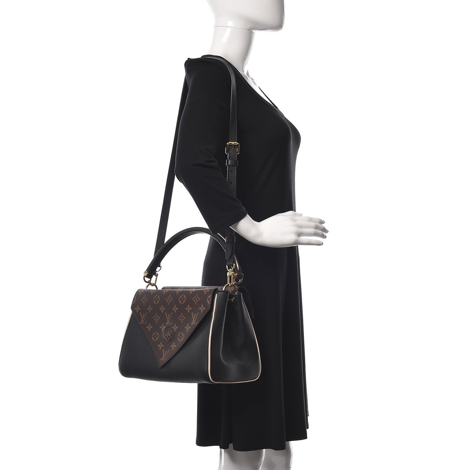Louis Vuitton Monogram Double V Black 3 of 12