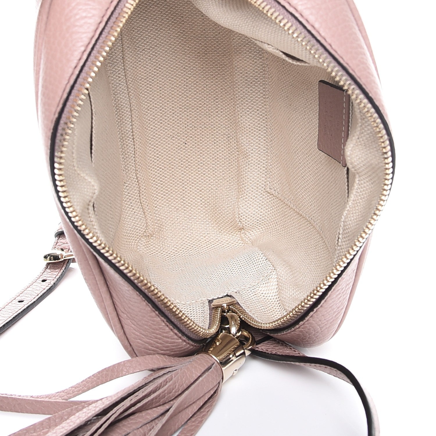 Gucci Cellarius Calfskin Small Soho Disco Bag Dark Cipria 6 of 7