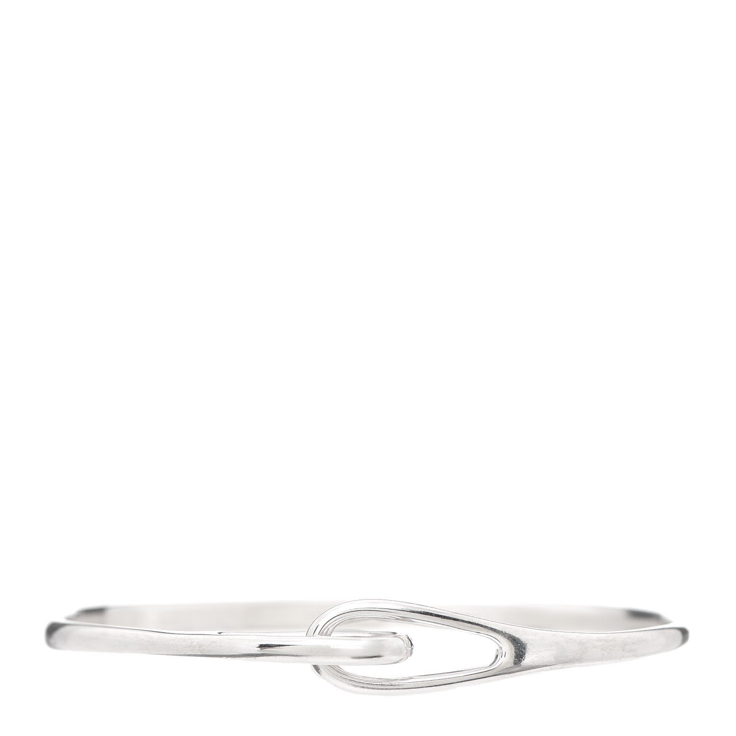 Tiffany Sterling Silver Interlocking Loops Bangle Bracelet 1 of 4