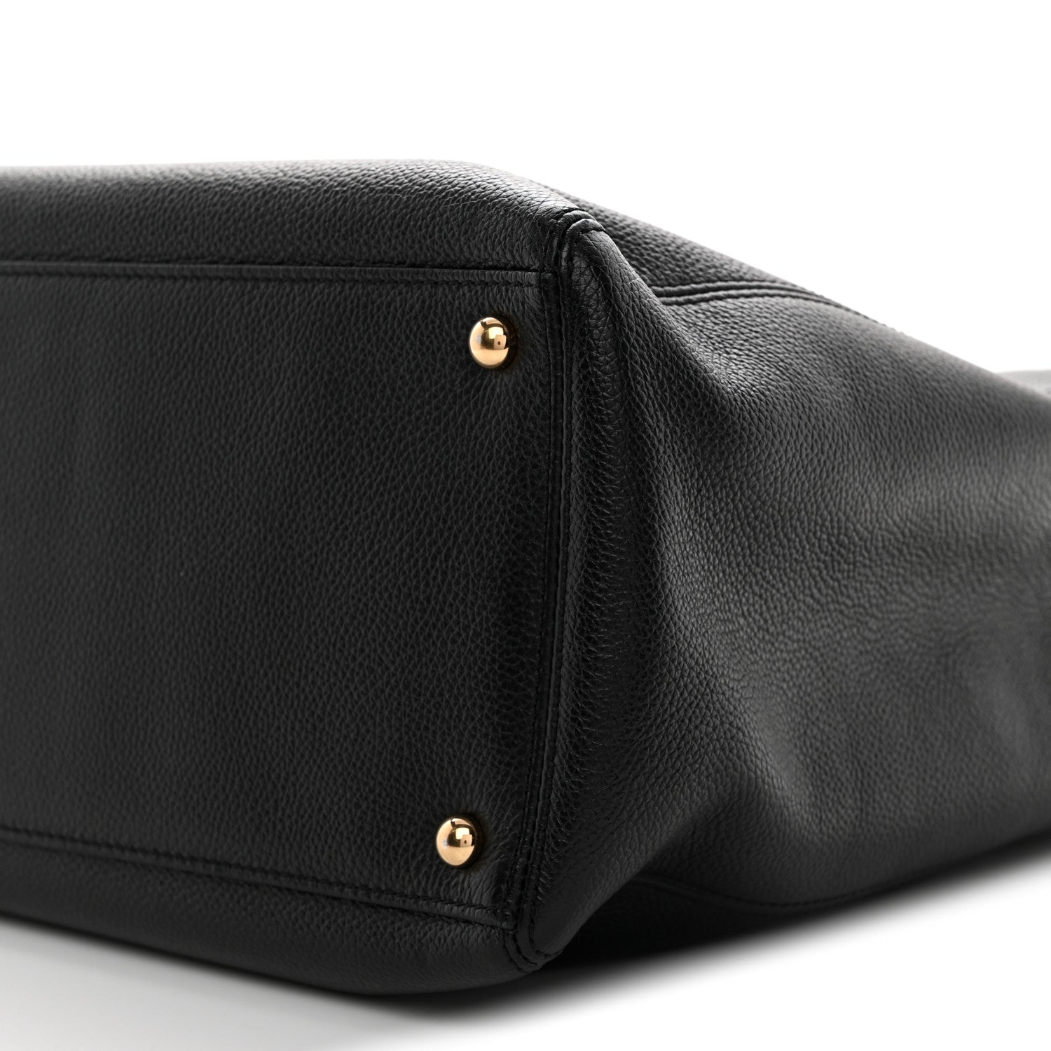 Chanel Calfskin Cerf Executive Shopper Tote Black 11 of 12
