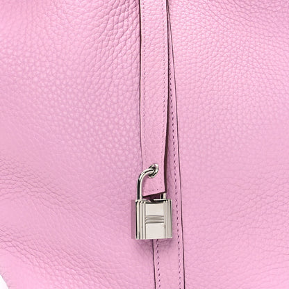 Hermes Taurillon Clemence Picotin Lock 22 MM Mauve Sylvestre 8 of 11