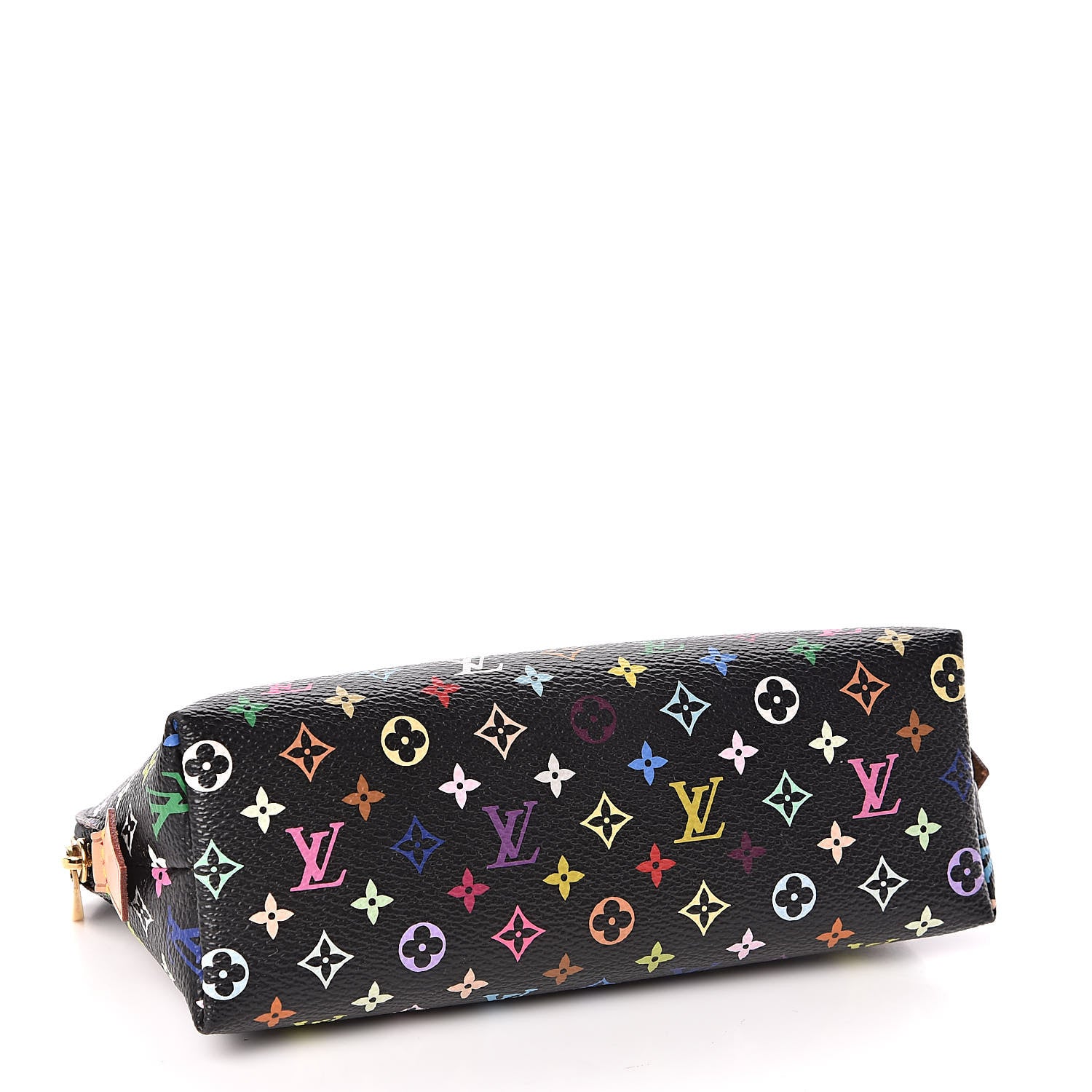 Louis Vuitton Monogram Multicolor Cosmetic Pouch Black Grenade 4 of 11
